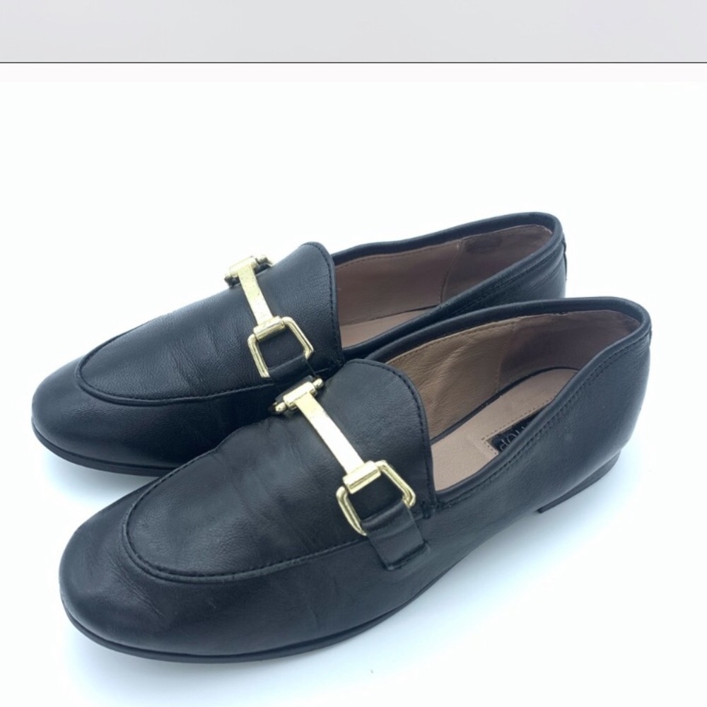 TOPSHOP Women’s Slip-On LOAFERS Black size 6